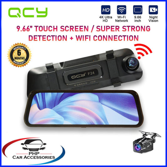 ORIGINAL QCY F24 9.66" Touch Screen / Super Strong BSD Detection + Wifi Connection